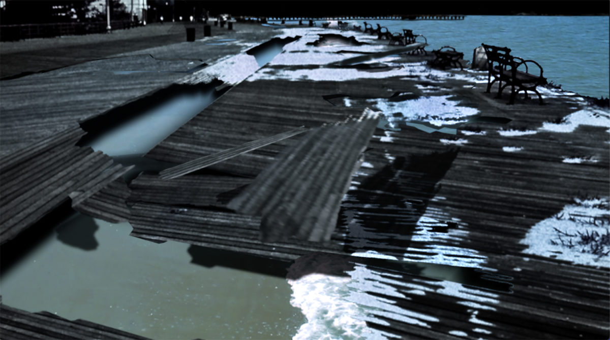 CONEY ISLAND SINKING video by Harriet Feigenbaum