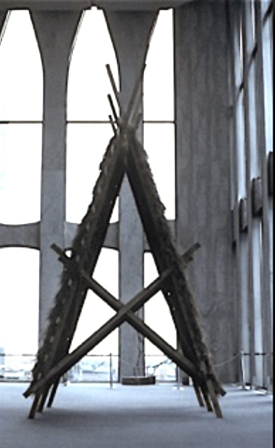 Northern Rick and Animal Shelter - installation by Harriet Feigenbaum